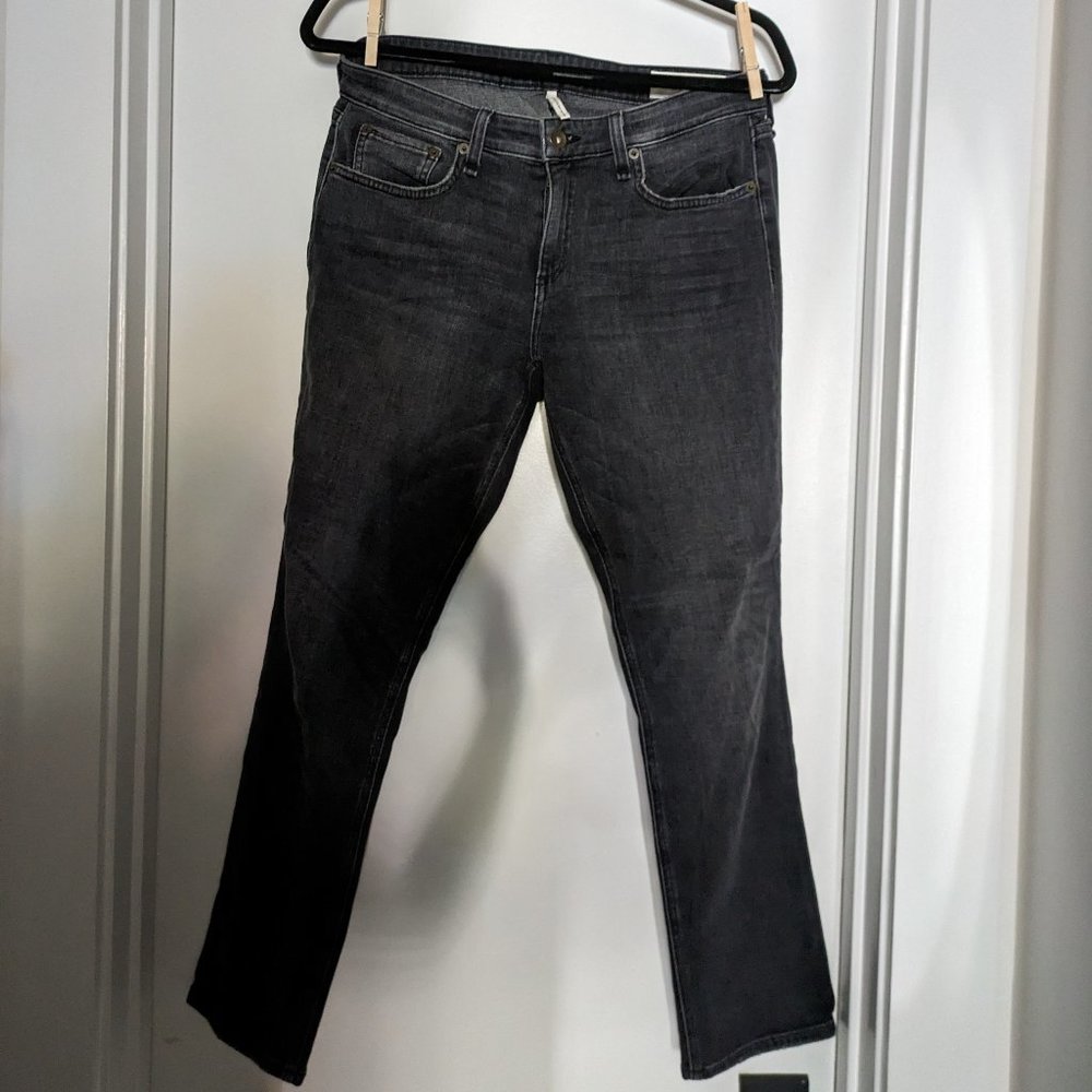 rag & bone mid rise, slim fit, boyfriend jeans